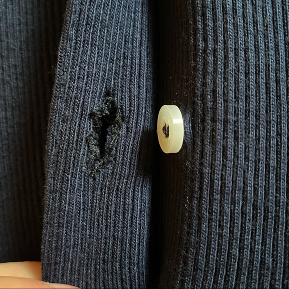 Navy Caroline Dress from Brandy Melville - Picture 3 of 4